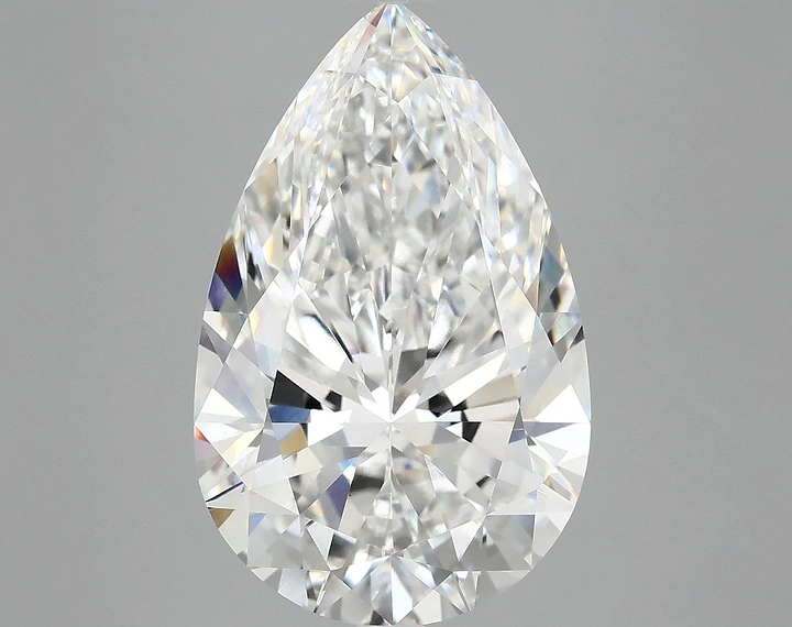 7.23 Carat Pear Shaped Ideal Cut VVS2 IGI Certified Lab Grown Diamond