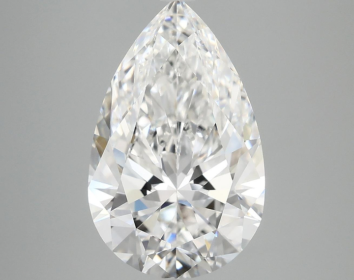5.07 Carat Pear Shaped Ideal Cut VVS2 IGI Certified Lab Grown Diamond