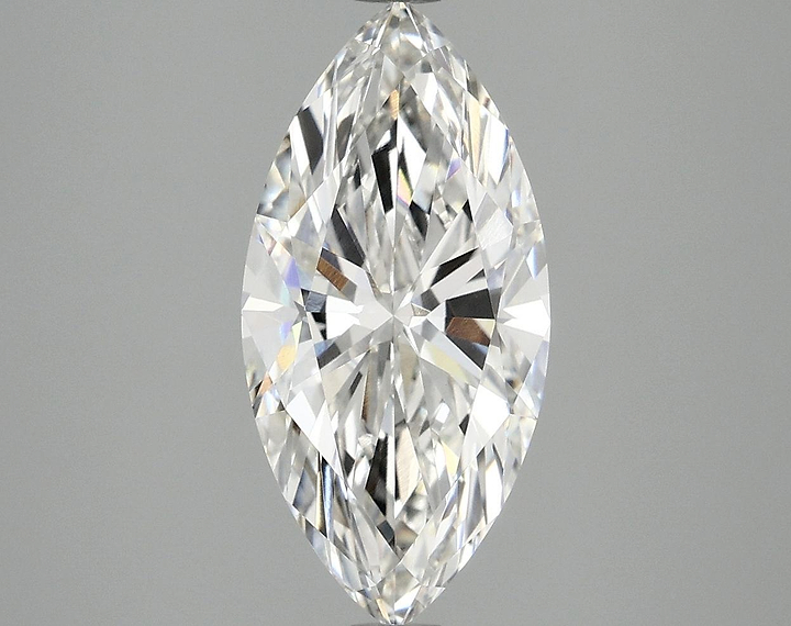 2.52 Carat Marquise Shaped Excellent Cut VVS2 IGI Certified Lab Grown Diamond