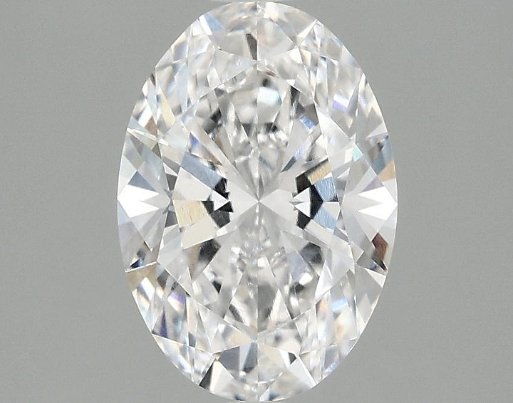 1.65 Carat Oval Shaped Ideal Cut VVS2 IGI Certified Lab Grown Diamond