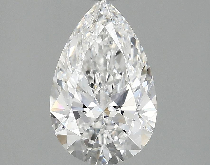 1.56 Carat Pear Shaped Ideal Cut VVS2 IGI Certified Lab Grown Diamond