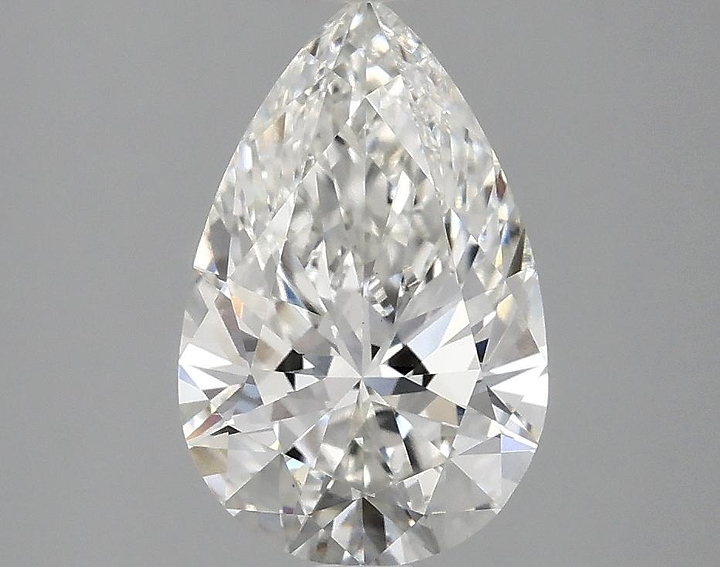 2.04 Carat Pear Shaped Ideal Cut VVS2 IGI Certified Lab Grown Diamond