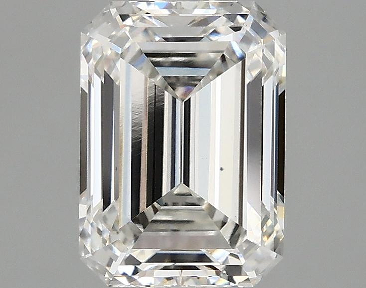 2.1 Carat Emerald Shaped Ideal Cut VS1 IGI Certified Lab Grown Diamond