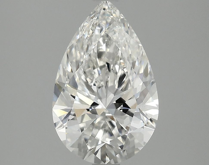 2.05 Carat Pear Shaped Ideal Cut VS1 IGI Certified Lab Grown Diamond