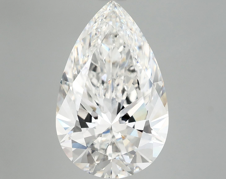 7.84 Carat Pear Shaped Ideal Cut VVS2 IGI Certified Lab Grown Diamond