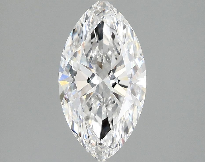 1.47 Carat Marquise Shaped Excellent Cut VVS2 IGI Certified Lab Grown Diamond