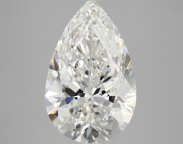 5.06 Carat Pear Shaped Ideal Cut VS1 IGI Certified Lab Grown Diamond