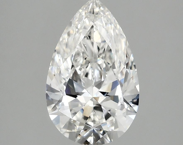 1.72 Carat Pear Shaped Ideal Cut VVS2 IGI Certified Lab Grown Diamond