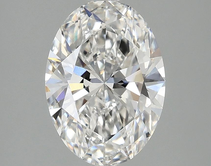 2.03 Carat Oval Shaped Ideal Cut VVS2 IGI Certified Lab Grown Diamond