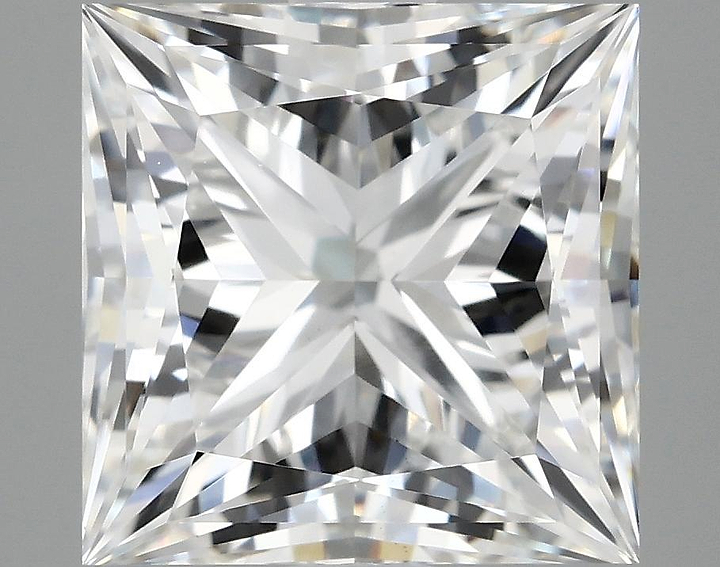 2.9 Carat Princess Shaped Ideal Cut VS1 IGI Certified Lab Grown Diamond