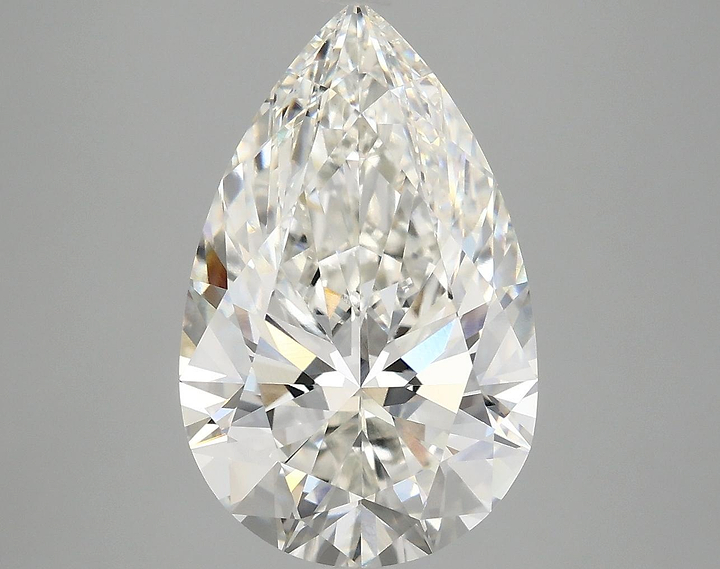 5.07 Carat Pear Shaped Ideal Cut VVS2 IGI Certified Lab Grown Diamond