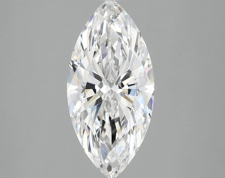 2.1 Carat Marquise Shaped Excellent Cut VVS2 IGI Certified Lab Grown Diamond