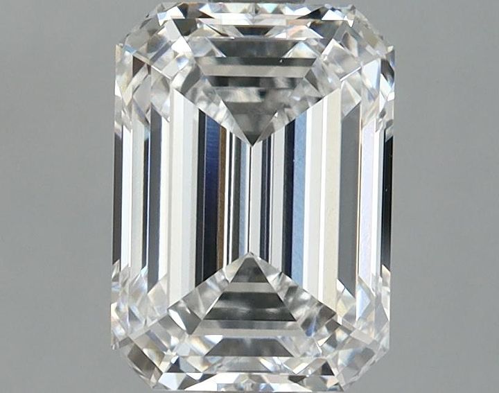 2.07 Carat Emerald Shaped Very Good Cut VVS2 IGI Certified Lab Grown Diamond