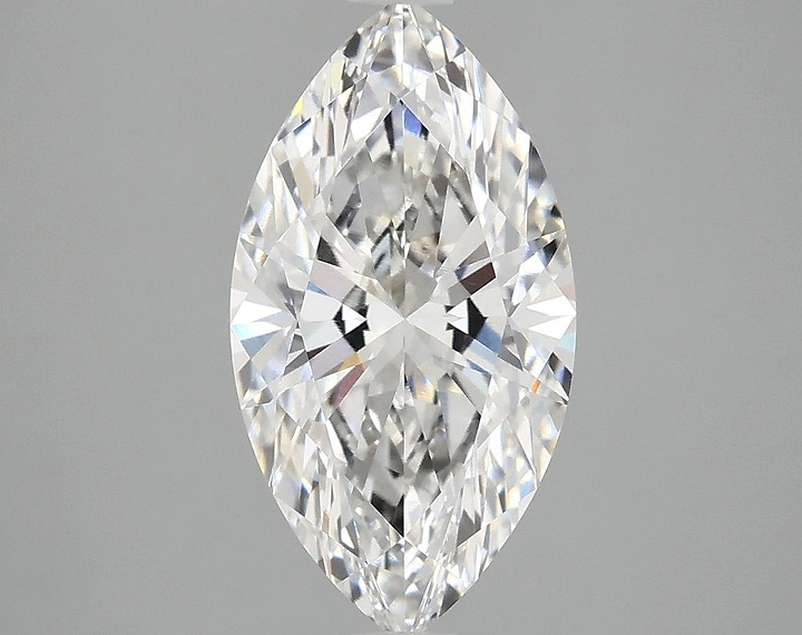 2.53 Carat Marquise Shaped Excellent Cut VVS2 IGI Certified Lab Grown Diamond