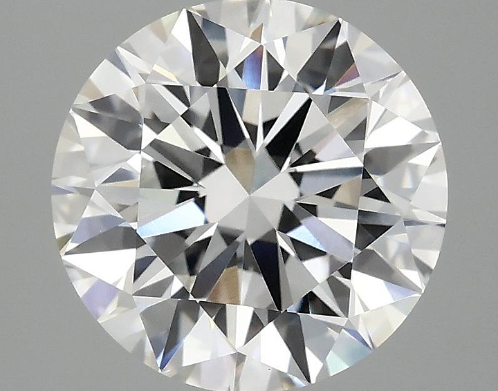 3.06 Carat Round Shaped Ideal Cut VVS2 IGI Certified Lab Grown Diamond