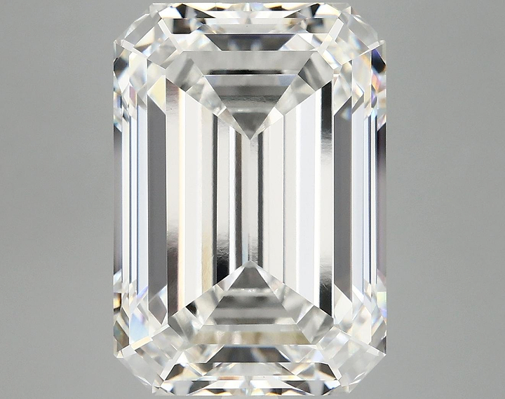 12.53 Carat Emerald Shaped Ideal Cut VVS2 IGI Certified Lab Grown Diamond