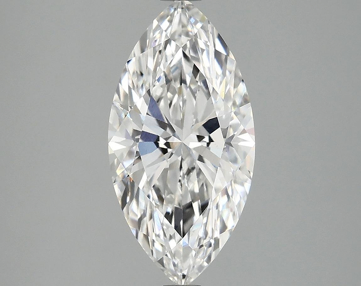 2.5 Carat Marquise Shaped Ideal Cut VVS2 IGI Certified Lab Grown Diamond