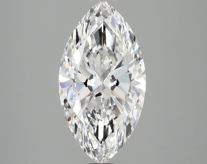 2.5 Carat Marquise Shaped Excellent Cut VVS2 IGI Certified Lab Grown Diamond