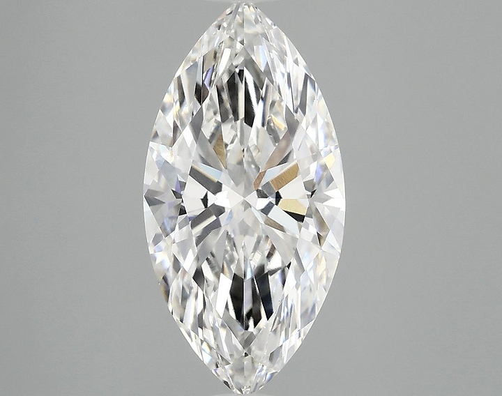 2.52 Carat Marquise Shaped Ideal Cut VVS2 IGI Certified Lab Grown Diamond