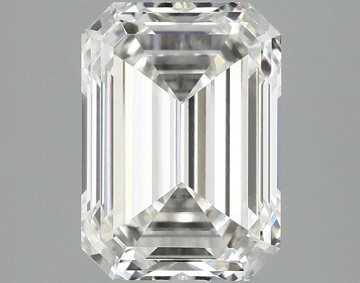 3.06 Carat Emerald Shaped Ideal Cut VVS2 IGI Certified Lab Grown Diamond