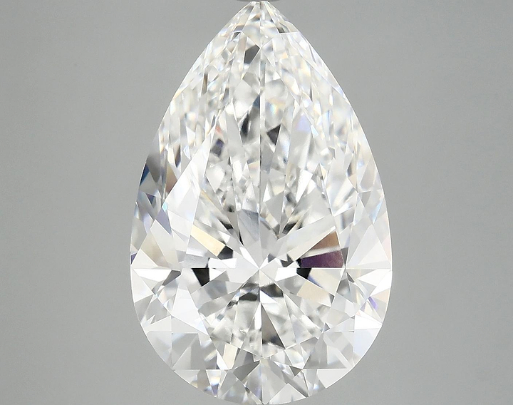 6.9 Carat Pear Shaped Ideal Cut VVS2 IGI Certified Lab Grown Diamond