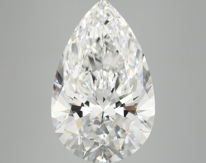 7.48 Carat Pear Shaped Ideal Cut VVS2 IGI Certified Lab Grown Diamond