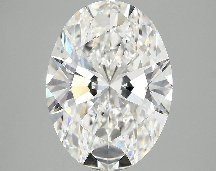 3.85 Carat Oval Shaped Excellent Cut VVS2 IGI Certified Lab Grown Diamond