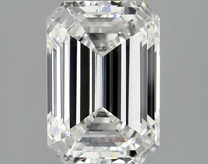 2.51 Carat Emerald Shaped Ideal Cut VS1 IGI Certified Lab Grown Diamond
