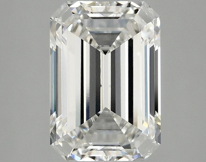 2.89 Carat Emerald Shaped Ideal Cut VS2 IGI Certified Lab Grown Diamond