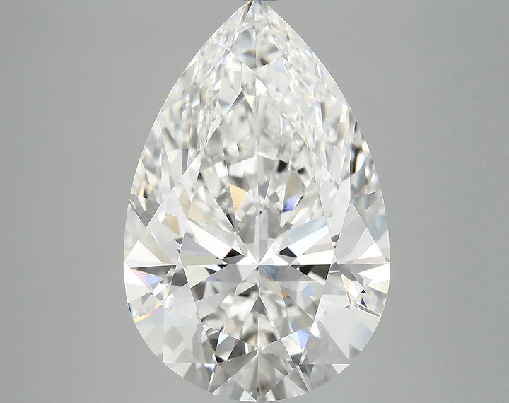 7.53 Carat Pear Shaped Excellent Cut VVS2 IGI Certified Lab Grown Diamond