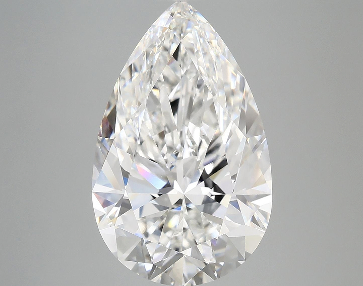 7.18 Carat Pear Shaped Ideal Cut VVS2 IGI Certified Lab Grown Diamond