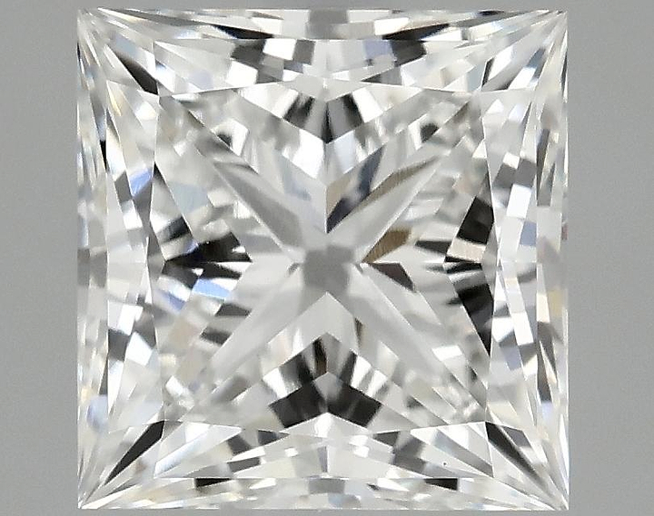 2.07 Carat Princess Shaped Ideal Cut VVS2 IGI Certified Lab Grown Diamond