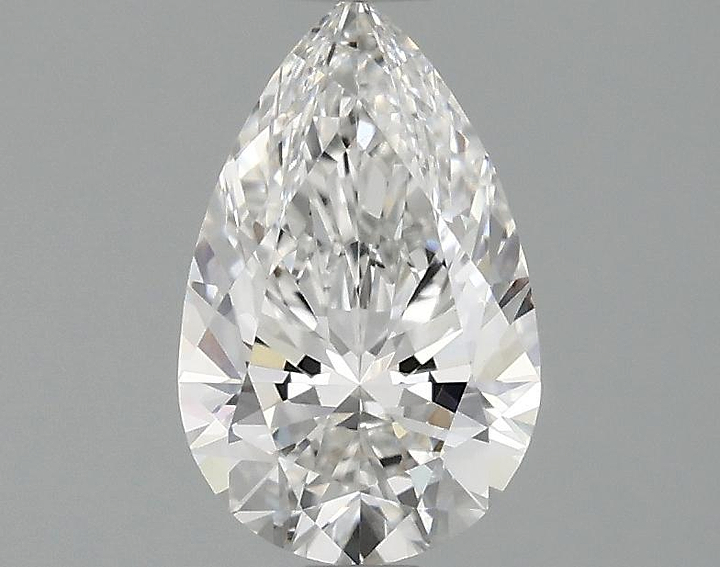 1.08 Carat Pear Shaped Ideal Cut VVS2 IGI Certified Lab Grown Diamond