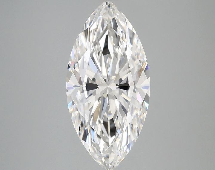 3.18 Carat Marquise Shaped Excellent Cut VVS2 IGI Certified Lab Grown Diamond