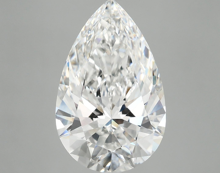 7.04 Carat Pear Shaped Ideal Cut VVS2 IGI Certified Lab Grown Diamond
