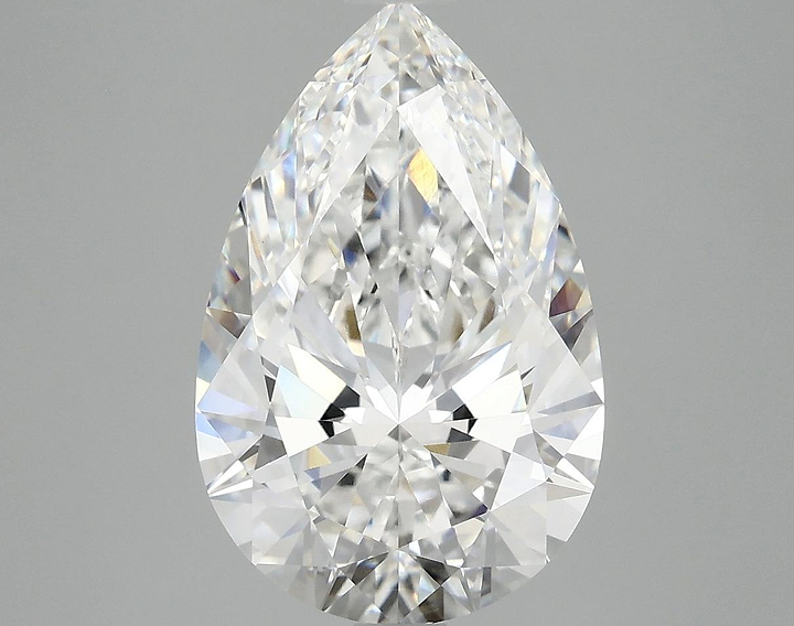 4.02 Carat Pear Shaped Excellent Cut VVS2 IGI Certified Lab Grown Diamond