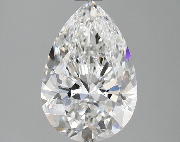 2.01 Carat Pear Shaped Excellent Cut VVS2 IGI Certified Lab Grown Diamond