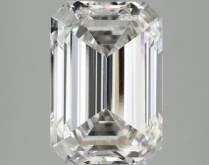 3.41 Carat Emerald Shaped Ideal Cut VS1 IGI Certified Lab Grown Diamond