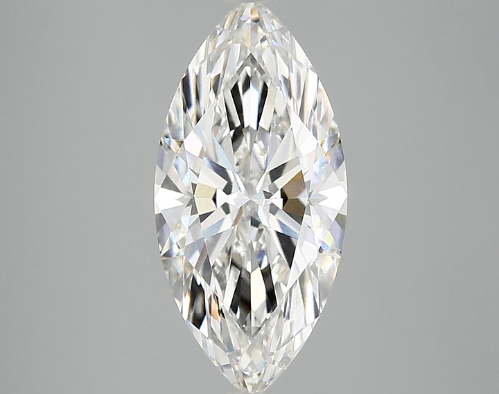 3.1 Carat Marquise Shaped Excellent Cut VVS2 IGI Certified Lab Grown Diamond