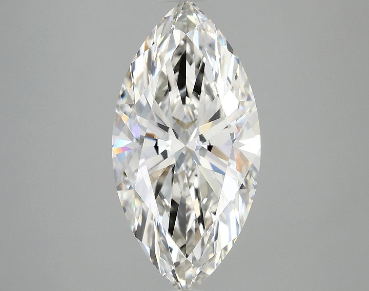 3.05 Carat Marquise Shaped Ideal Cut VVS2 IGI Certified Lab Grown Diamond