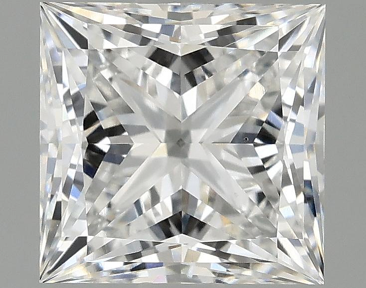 2.04 Carat Princess Shaped Ideal Cut VS2 IGI Certified Lab Grown Diamond