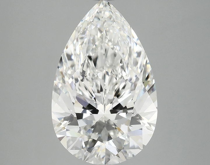 5.05 Carat Pear Shaped Ideal Cut VVS2 IGI Certified Lab Grown Diamond