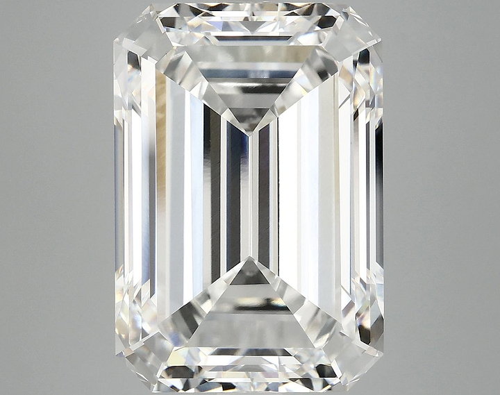 12.49 Carat Emerald Shaped Ideal Cut VVS2 IGI Certified Lab Grown Diamond