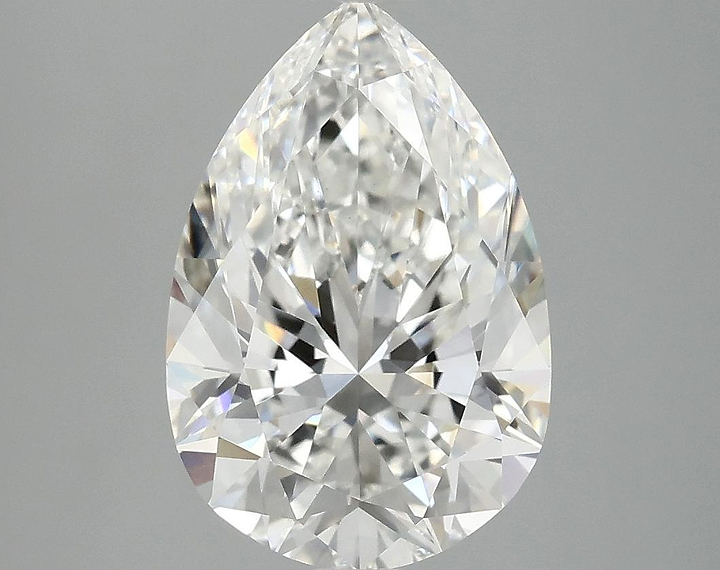 3.45 Carat Pear Shaped Excellent Cut VS1 IGI Certified Lab Grown Diamond