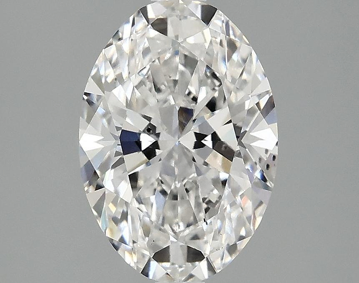 2.06 Carat Oval Shaped Ideal Cut SI1 IGI Certified Lab Grown Diamond