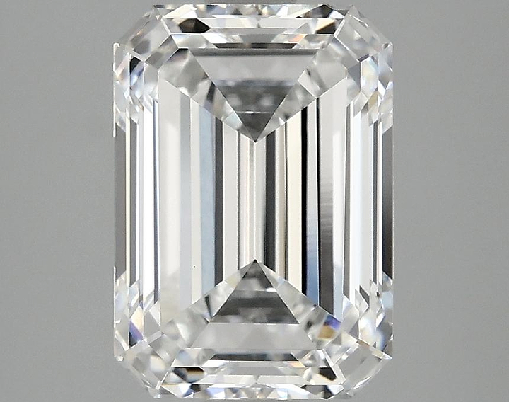 2.98 Carat Emerald Shaped Ideal Cut VVS2 IGI Certified Lab Grown Diamond
