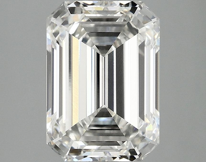 3.08 Carat Emerald Shaped Ideal Cut VVS2 IGI Certified Lab Grown Diamond
