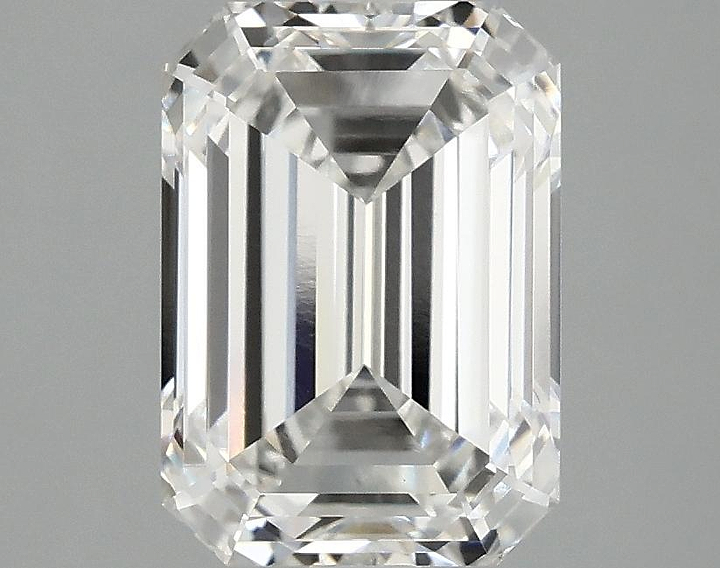 2.58 Carat Emerald Shaped Ideal Cut VVS2 IGI Certified Lab Grown Diamond