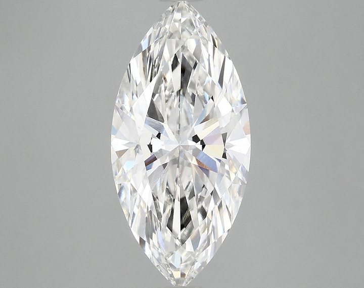 3.09 Carat Marquise Shaped Excellent Cut VVS2 IGI Certified Lab Grown Diamond