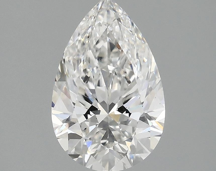 1.38 Carat Pear Shaped Excellent Cut VS2 IGI Certified Lab Grown Diamond